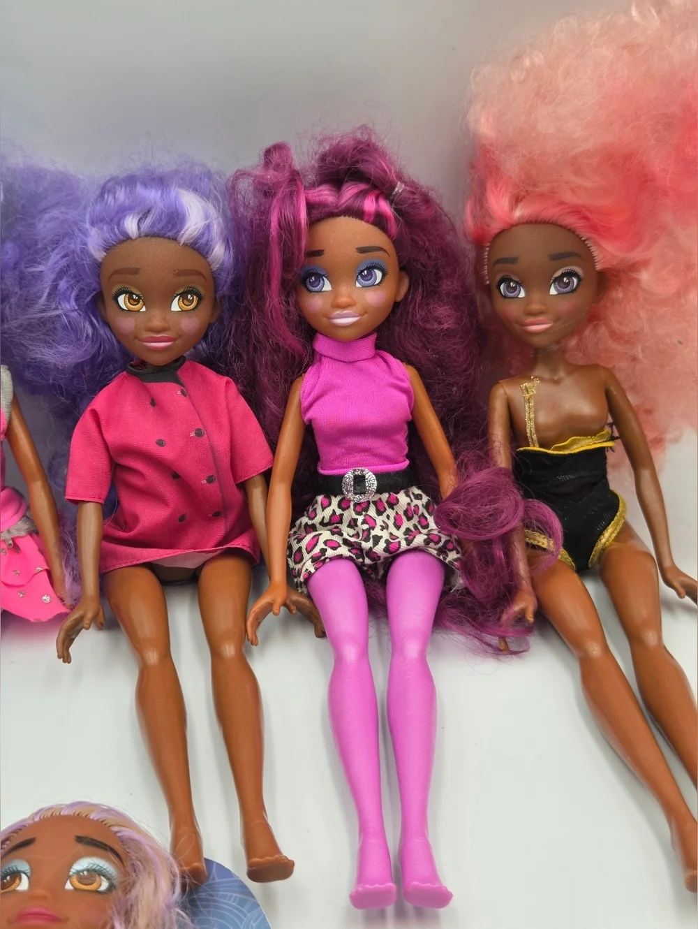 Hairmazing Fashion Doll Lot of 6 Just Play Rainbow Hair # 1 New In Package‎